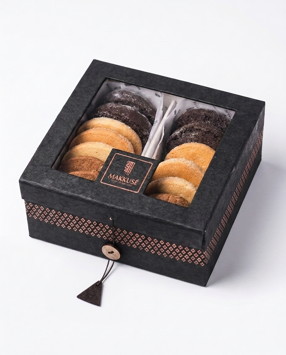Makkusé 14 Pack Small Cookie Box (Mix)