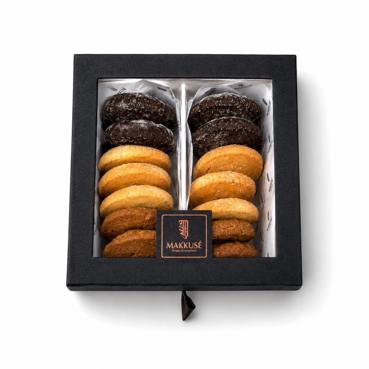 Makkusé 14 Pack Small Cookie Box (Mix)