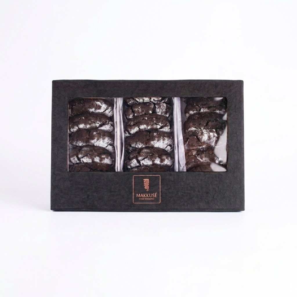 Makkusé Chocolate 21 Pack Small Cookie Box