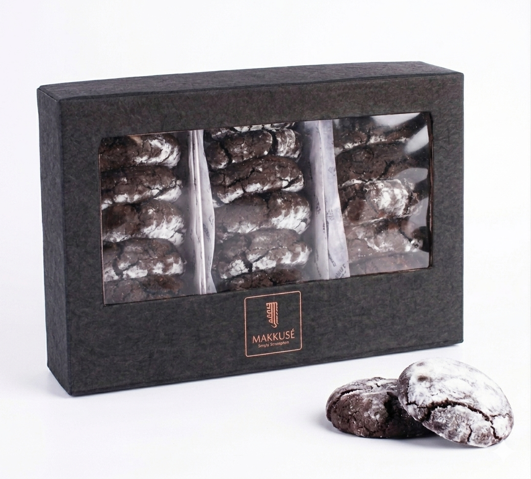 Makkusé Chocolate 21 Pack Small Cookie Box