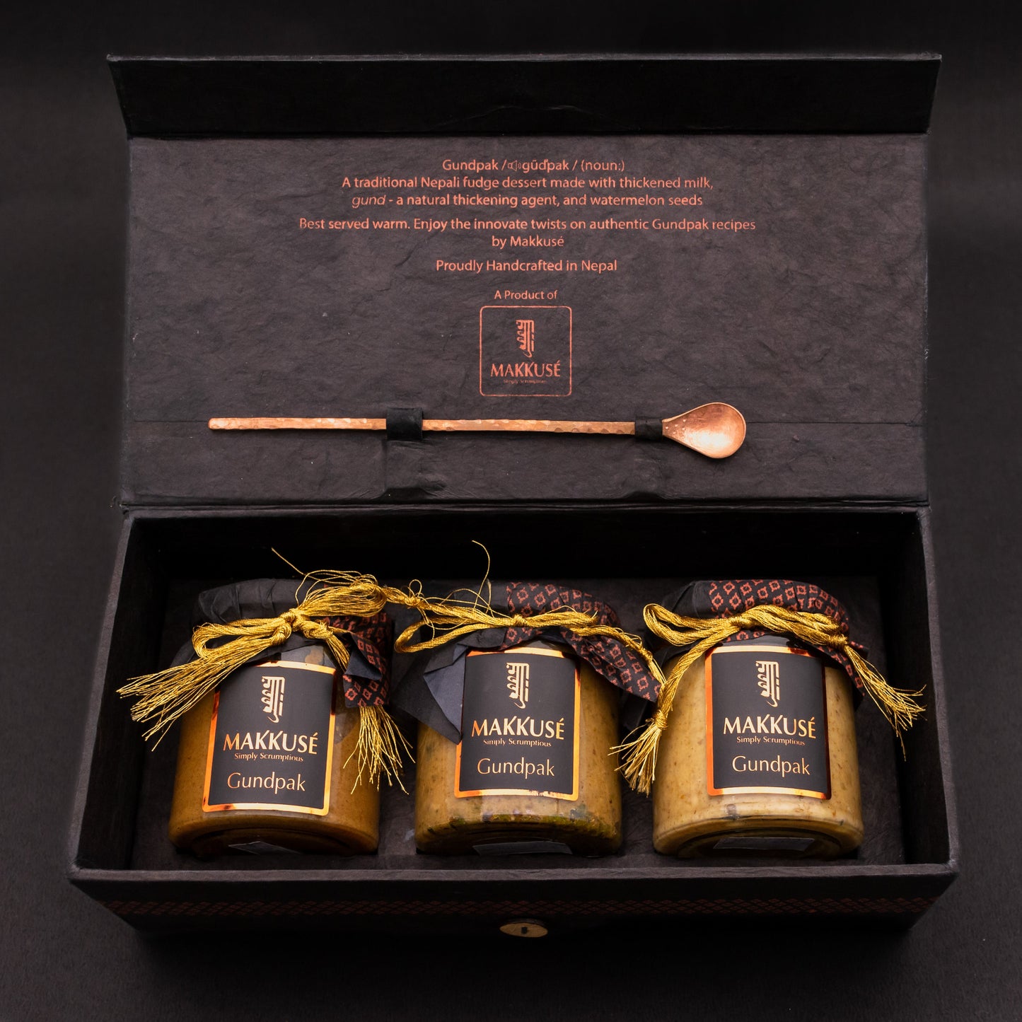 Makkusé Three Jar Combo Gundpak - each 200gm