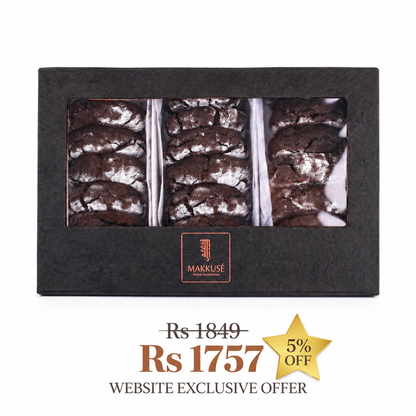 Makkusé Chocolate 21 Pack Small Cookie Box
