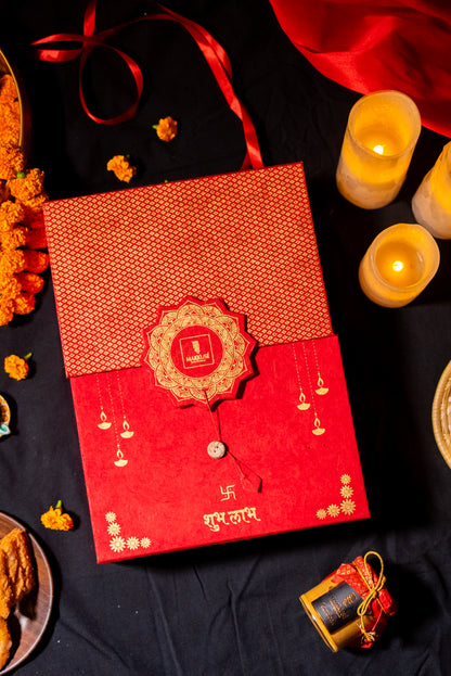 Ultimate Tihar Maroon Gift Box