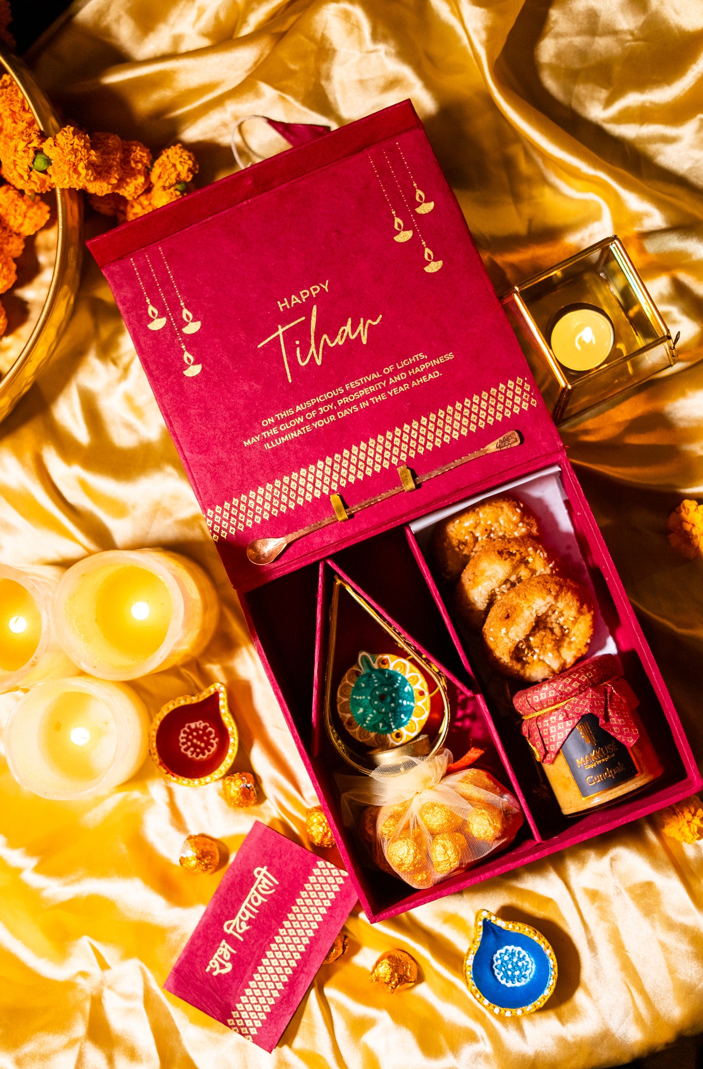Small Tihar Pink Gift Box