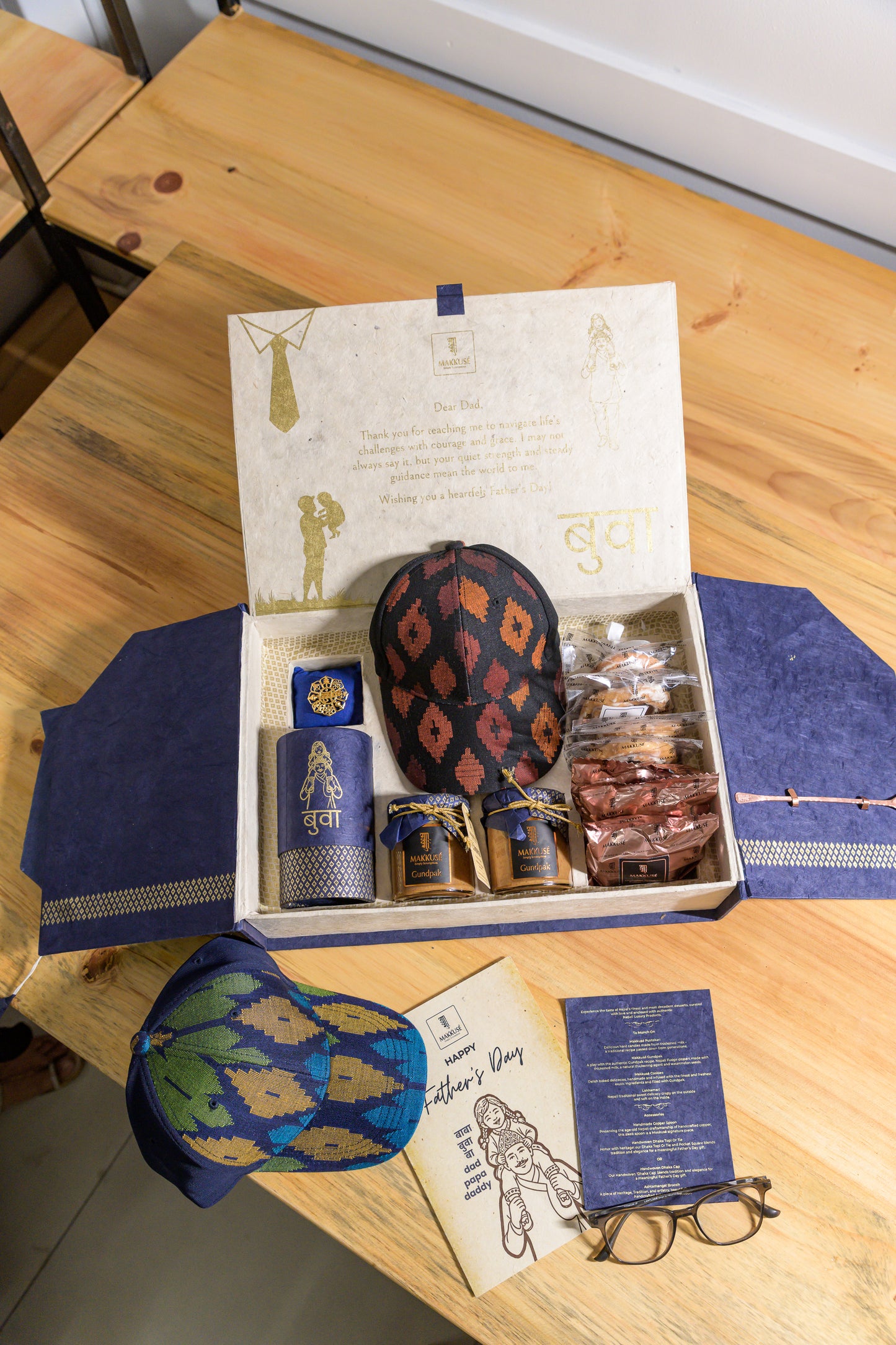 Makkusé Ultimate Father’s Day Gift Box - with Dhaka Cap (Regular)