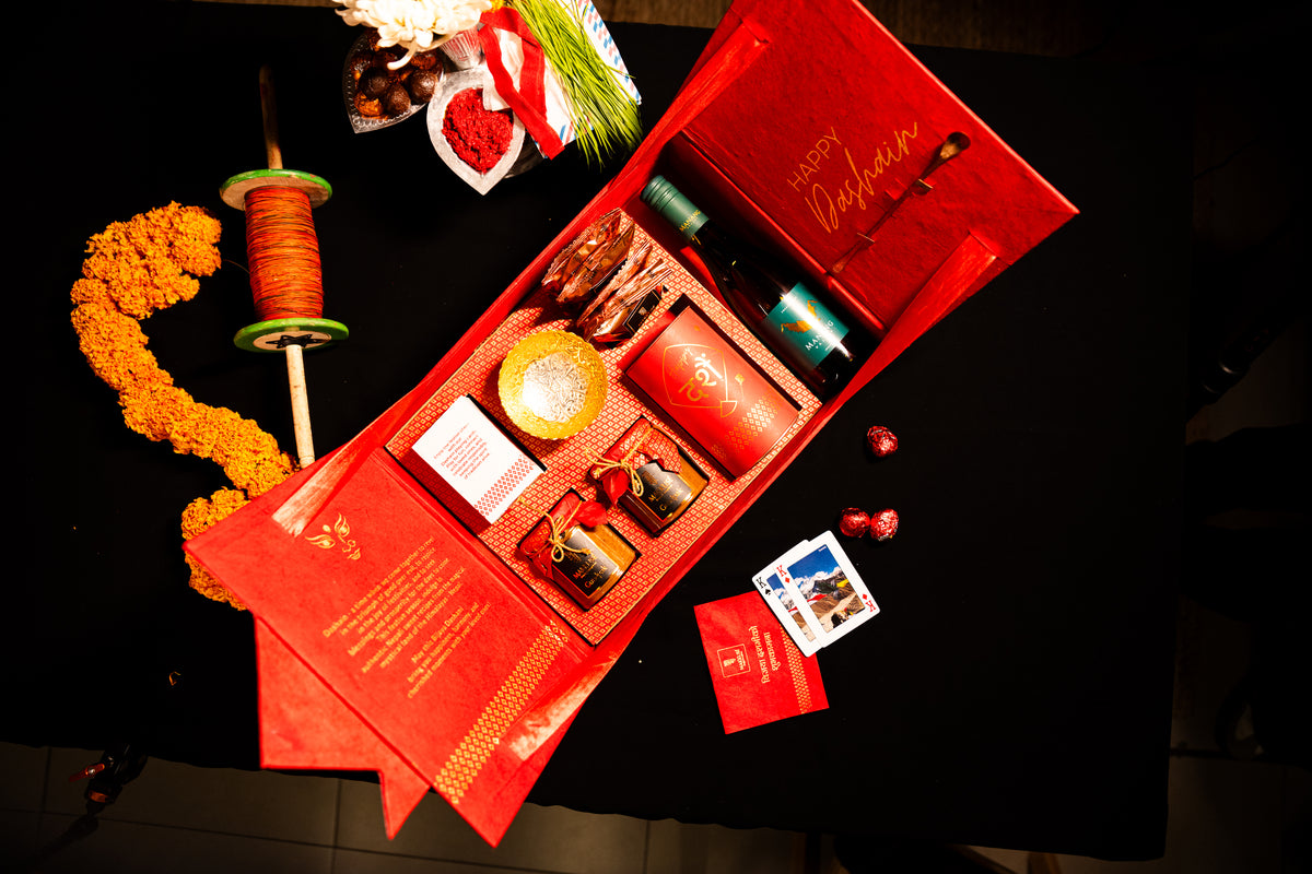 Ultimate Indulgence Dashain Gift Box - Manang W!ne Edition