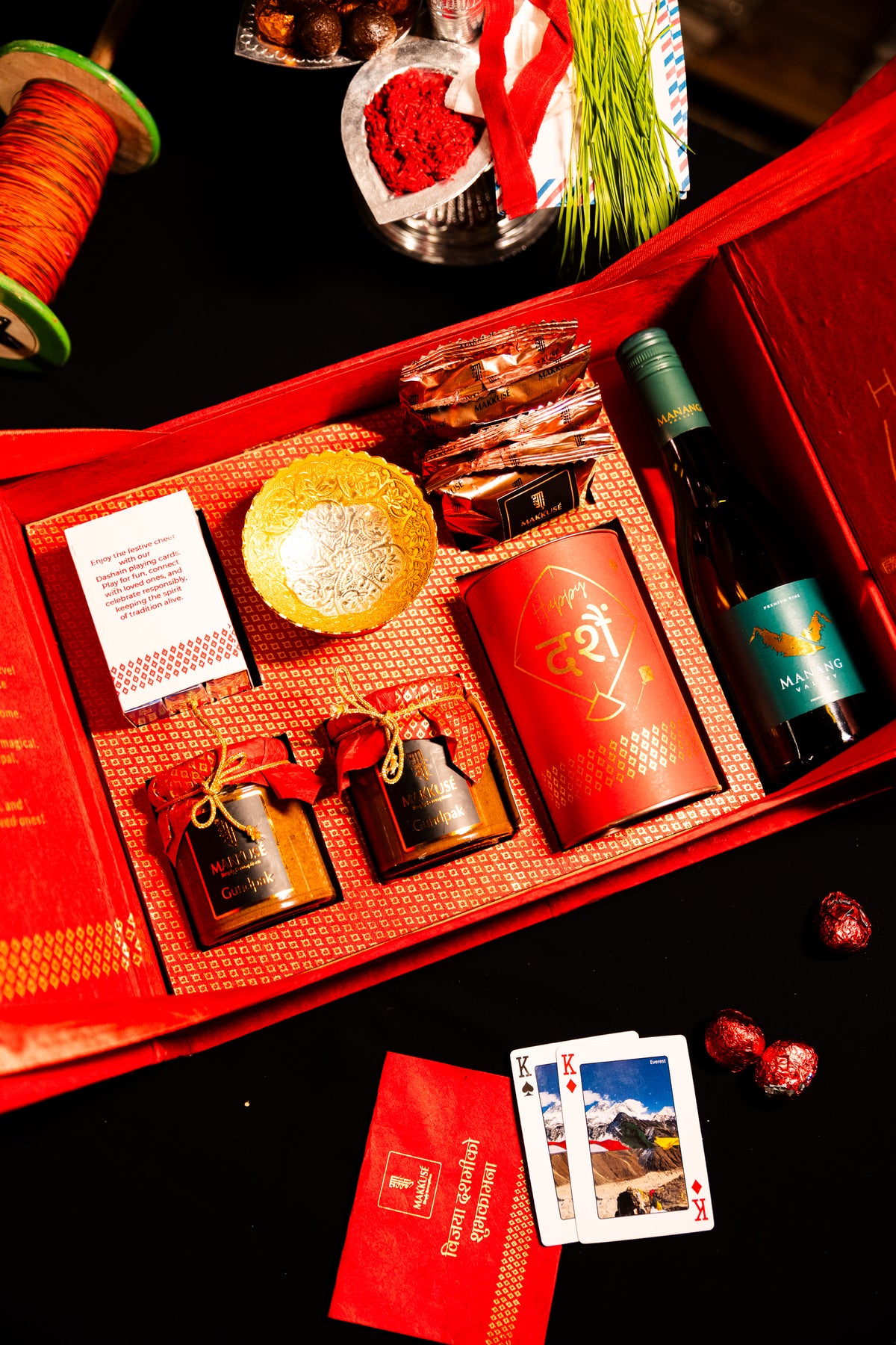 Ultimate Indulgence Dashain Gift Box - Manang W!ne Edition