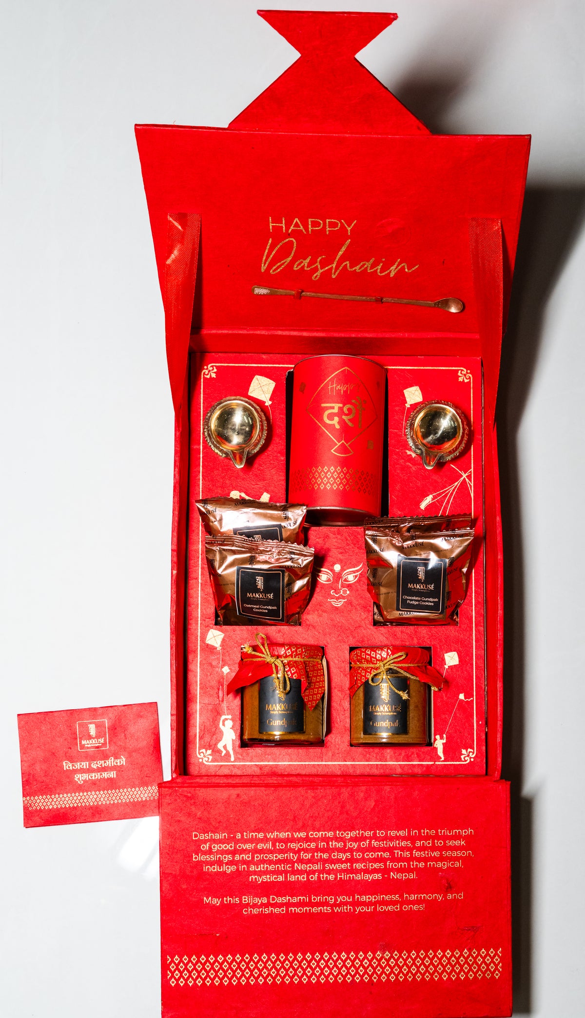 Makkusé Ultimate Dashain Gift Box ( with Kuber Diyo )