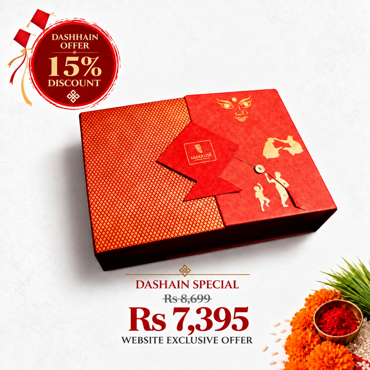 Ultimate Indulgence Dashain Gift Box - Manang W!ne Edition